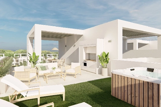 Penthouse Apartment in Ciudad Quesada zu verkaufen, Wohnfläche 153 m², Zustand Erstbezug, Klimaanlage, 2 Schlafzimmer, 2 Badezimmer, Pool, ref.: HA-CQN-131-A02-27