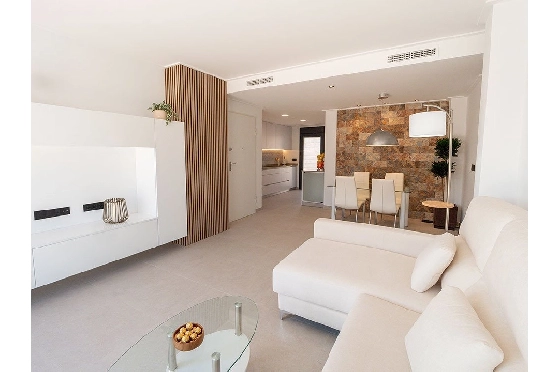 Doppelhaushälfte in San Fulgencio zu verkaufen, Wohnfläche 180 m², Zustand Erstbezug, Klimaanlage, Grundstück 241 m², 3 Schlafzimmer, 2 Badezimmer, Pool, ref.: HA-MAN-300-D01-2