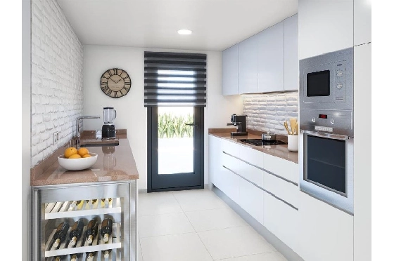 Doppelhaushälfte in San Fulgencio zu verkaufen, Wohnfläche 180 m², Zustand Erstbezug, Klimaanlage, Grundstück 241 m², 3 Schlafzimmer, 2 Badezimmer, Pool, ref.: HA-MAN-300-D01-4