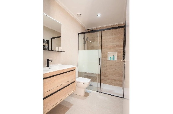 Doppelhaushälfte in San Fulgencio zu verkaufen, Wohnfläche 180 m², Zustand Erstbezug, Klimaanlage, Grundstück 241 m², 3 Schlafzimmer, 2 Badezimmer, Pool, ref.: HA-MAN-300-D01-6