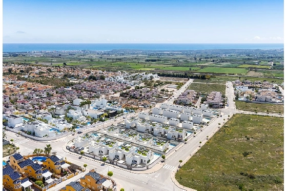 Doppelhaushälfte in San Fulgencio zu verkaufen, Wohnfläche 180 m², Zustand Erstbezug, Klimaanlage, Grundstück 241 m², 3 Schlafzimmer, 2 Badezimmer, Pool, ref.: HA-MAN-300-D01-9
