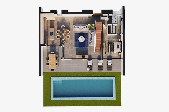 Villa in Calpe(Calpe Town Centre) zu verkaufen, Wohnfläche 284 m², Klimaanlage, Grundstück 967 m², 3 Schlafzimmer, 3 Badezimmer, Pool, ref.: CA-H-1910-AMBI-11