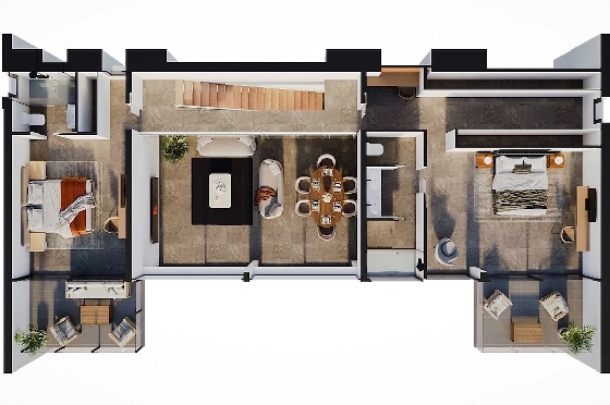 Villa in Calpe(Calpe Town Centre) zu verkaufen, Wohnfläche 284 m², Klimaanlage, Grundstück 967 m², 3 Schlafzimmer, 3 Badezimmer, Pool, ref.: CA-H-1910-AMBI-13