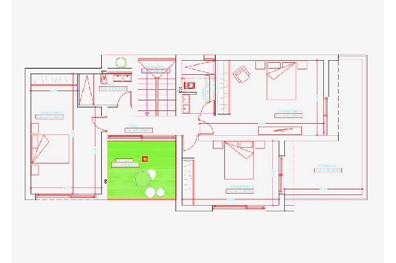 Villa in Calpe(Carrio) zu verkaufen, Wohnfläche 221 m², Klimaanlage, Grundstück 800 m², 3 Schlafzimmer, 3 Badezimmer, Pool, ref.: CA-H-1911-AMB-13