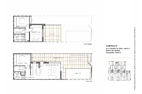 Reihenhaus in Santiago de la Ribera zu verkaufen, Wohnfläche 125 m², Zustand Erstbezug, Grundstück 131 m², 3 Schlafzimmer, 2 Badezimmer, Pool, ref.: HA-SRN-122-R02-16