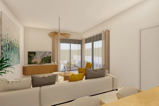 Reihenhaus in Santiago de la Ribera zu verkaufen, Wohnfläche 125 m², Zustand Erstbezug, Grundstück 131 m², 3 Schlafzimmer, 2 Badezimmer, Pool, ref.: HA-SRN-122-R02-6