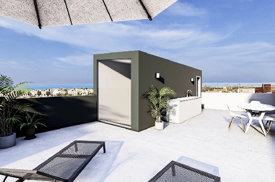 Reihenhaus in Pilar de la Horadada zu verkaufen, Wohnfläche 195 m², Zustand Erstbezug, 3 Schlafzimmer, 3 Badezimmer, Pool, ref.: HA-PIN-164-R01-11