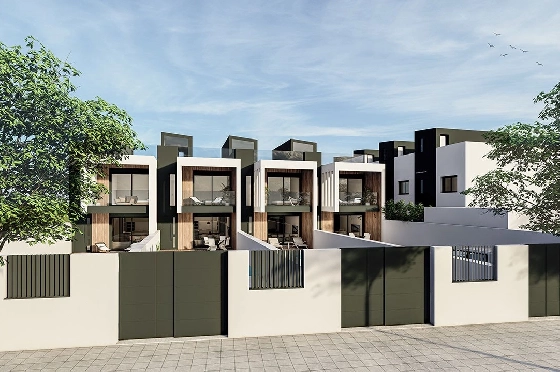 Reihenhaus in Pilar de la Horadada zu verkaufen, Wohnfläche 195 m², Zustand Erstbezug, 3 Schlafzimmer, 3 Badezimmer, Pool, ref.: HA-PIN-164-R01-2