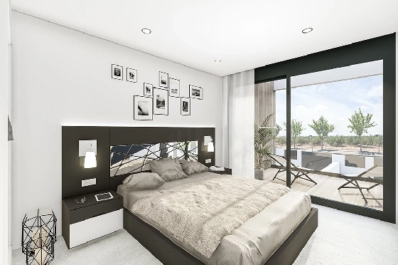 Reihenhaus in Pilar de la Horadada zu verkaufen, Wohnfläche 195 m², Zustand Erstbezug, 3 Schlafzimmer, 3 Badezimmer, Pool, ref.: HA-PIN-164-R01-8