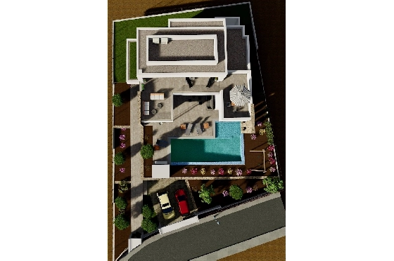 Villa in Moraira(La Sabatera) zu verkaufen, Wohnfläche 350 m², Klimaanlage, Grundstück 983 m², 3 Schlafzimmer, 3 Badezimmer, Pool, ref.: CA-H-1917-AMB-11