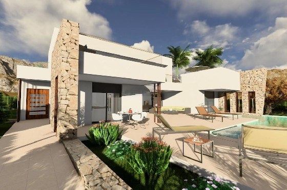 Villa in Moraira(La Sabatera) zu verkaufen, Wohnfläche 350 m², Klimaanlage, Grundstück 983 m², 3 Schlafzimmer, 3 Badezimmer, Pool, ref.: CA-H-1917-AMB-6