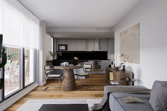 Apartment in Javea(El Arenal) zu verkaufen, Wohnfläche 88 m², Klimaanlage, 3 Schlafzimmer, 2 Badezimmer, Pool, ref.: CA-A-1918-AMBI-12