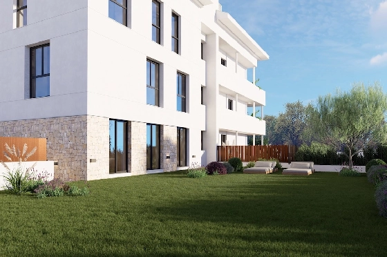 Apartment in Javea(El Arenal) zu verkaufen, Wohnfläche 88 m², Klimaanlage, 3 Schlafzimmer, 2 Badezimmer, Pool, ref.: CA-A-1918-AMBI-3