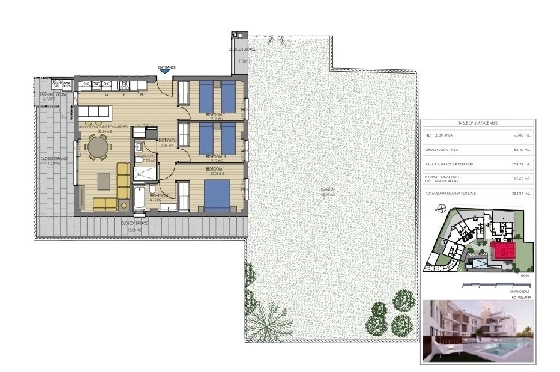 Apartment in Javea(El Arenal) zu verkaufen, Wohnfläche 88 m², Klimaanlage, 3 Schlafzimmer, 2 Badezimmer, Pool, ref.: CA-A-1918-AMBI-6