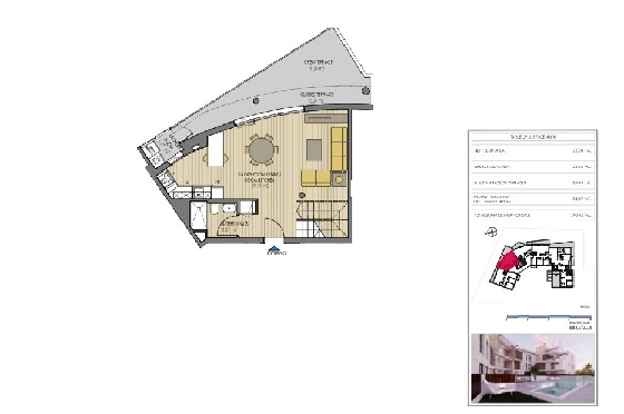 Apartment in Javea(El Arenal) zu verkaufen, Wohnfläche 98 m², Klimaanlage, 2 Schlafzimmer, 2 Badezimmer, Pool, ref.: CA-A-1919-AMBI-11