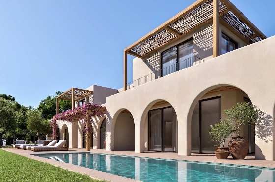 Villa in Moraira(Pinar del Advocat) zu verkaufen, Wohnfläche 229 m², Klimaanlage, Grundstück 1018 m², 4 Schlafzimmer, 4 Badezimmer, Pool, ref.: CA-H-1920-AMB-3
