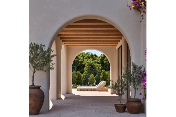 Villa in Moraira(Pinar del Advocat) zu verkaufen, Wohnfläche 229 m², Klimaanlage, Grundstück 1018 m², 4 Schlafzimmer, 4 Badezimmer, Pool, ref.: CA-H-1920-AMB-4