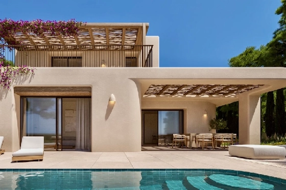 Villa in Javea(Balcon al Mar) zu verkaufen, Wohnfläche 242 m², Klimaanlage, Grundstück 1000 m², 4 Schlafzimmer, 4 Badezimmer, Pool, ref.: CA-H-1921-AMB-2
