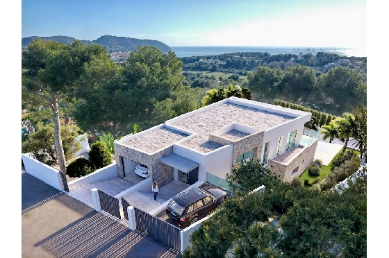 Villa in Moraira(Pinar del Advocat) zu verkaufen, Wohnfläche 350 m², Klimaanlage, Grundstück 913 m², 4 Schlafzimmer, 4 Badezimmer, Pool, ref.: CA-H-1923-AMB-2