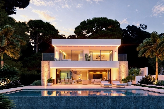 Villa in Moraira(Pinar del Advocat) zu verkaufen, Wohnfläche 350 m², Klimaanlage, Grundstück 913 m², 4 Schlafzimmer, 4 Badezimmer, Pool, ref.: CA-H-1923-AMB-3