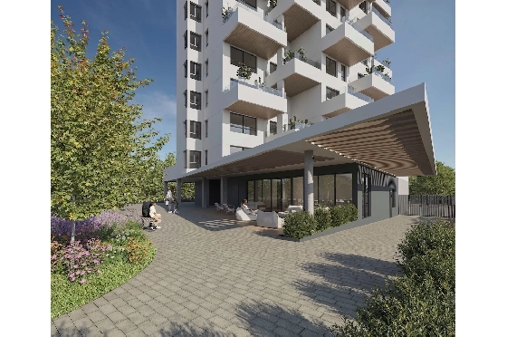 Apartment in Calpe(Les Bassetes) zu verkaufen, Wohnfläche 112 m², Klimaanlage, 3 Schlafzimmer, 2 Badezimmer, Pool, ref.: CA-A-1888-AMB-2