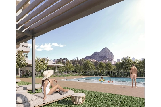 Apartment in Calpe(Les Bassetes) zu verkaufen, Wohnfläche 94 m², Klimaanlage, 2 Schlafzimmer, 2 Badezimmer, Pool, ref.: CA-A-1889-AMB-10