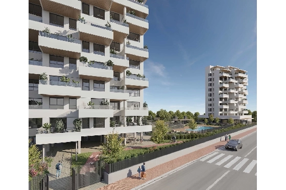 Apartment in Calpe(Les Bassetes) zu verkaufen, Wohnfläche 94 m², Klimaanlage, 2 Schlafzimmer, 2 Badezimmer, Pool, ref.: CA-A-1889-AMB-12
