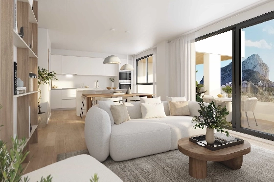 Apartment in Calpe(Les Bassetes) zu verkaufen, Wohnfläche 94 m², Klimaanlage, 2 Schlafzimmer, 2 Badezimmer, Pool, ref.: CA-A-1889-AMB-3