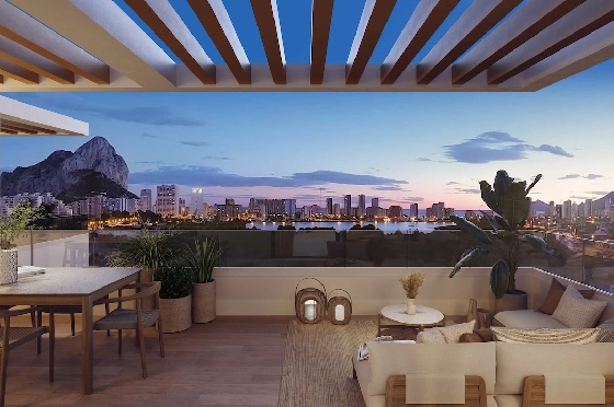 Apartment in Calpe(Les Bassetes) zu verkaufen, Wohnfläche 94 m², Klimaanlage, 2 Schlafzimmer, 2 Badezimmer, Pool, ref.: CA-A-1889-AMB-9