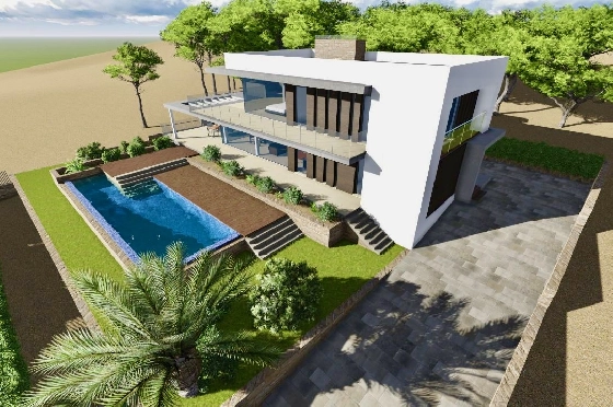 Villa in Moraira(Benimeit) zu verkaufen, Wohnfläche 319 m², Grundstück 898 m², 4 Schlafzimmer, 4 Badezimmer, Pool, ref.: CA-H-1930-AMB-2