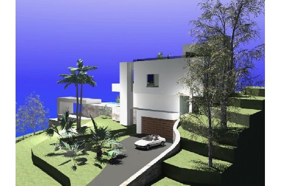 Villa in Moraira(La Sabatera) zu verkaufen, Wohnfläche 493 m², Klimaanlage, Grundstück 1520 m², 3 Schlafzimmer, 3 Badezimmer, Pool, ref.: CA-H-1932-AMBI-3