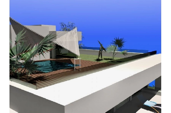 Villa in Moraira(La Sabatera) zu verkaufen, Wohnfläche 493 m², Klimaanlage, Grundstück 1520 m², 3 Schlafzimmer, 3 Badezimmer, Pool, ref.: CA-H-1932-AMBI-9