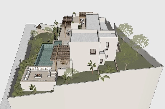Villa in Benissa(Pedramala) zu verkaufen, Wohnfläche 394 m², Klimaanlage, Grundstück 1142 m², 4 Schlafzimmer, 4 Badezimmer, Pool, ref.: CA-H-1933-AMB-5