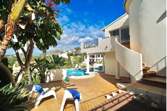 Villa in Moraira(El Portet) zu verkaufen, Wohnfläche 265 m², Klimaanlage, Grundstück 800 m², 4 Schlafzimmer, 4 Badezimmer, Pool, ref.: CA-H-1936-AMBE-4