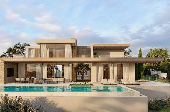 Villa in Benissa(La Fustera) zu verkaufen, Wohnfläche 716 m², Klimaanlage, Grundstück 800 m², 4 Schlafzimmer, 4 Badezimmer, Pool, ref.: CA-H-1937-AMB-2