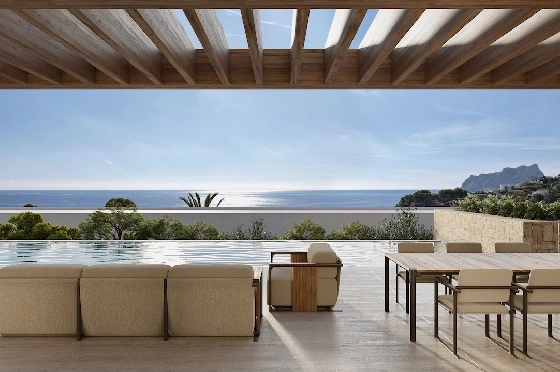 Villa in Benissa(La Fustera) zu verkaufen, Wohnfläche 716 m², Klimaanlage, Grundstück 800 m², 4 Schlafzimmer, 4 Badezimmer, Pool, ref.: CA-H-1937-AMB-9