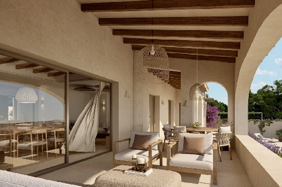Villa in Benissa(La Fustera) zu verkaufen, Wohnfläche 144 m², Klimaanlage, 3 Schlafzimmer, 3 Badezimmer, Pool, ref.: CA-H-1939-AMB-7