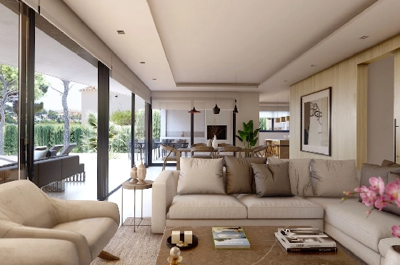 Villa in Moraira(La Sabatera) zu verkaufen, Wohnfläche 548 m², Grundstück 1003 m², 4 Schlafzimmer, 4 Badezimmer, Pool, ref.: CA-H-1943-AMB-8