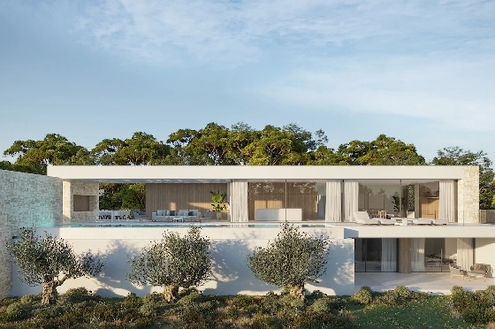 Villa in Moraira(Moravit) zu verkaufen, Wohnfläche 360 m², Klimaanlage, Grundstück 1274 m², 4 Schlafzimmer, 4 Badezimmer, Pool, ref.: CA-H-1945-AMB-1