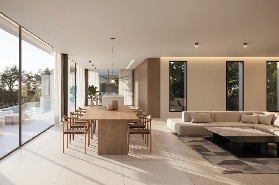 Villa in Moraira(Moravit) zu verkaufen, Wohnfläche 360 m², Klimaanlage, Grundstück 1274 m², 4 Schlafzimmer, 4 Badezimmer, Pool, ref.: CA-H-1945-AMB-6