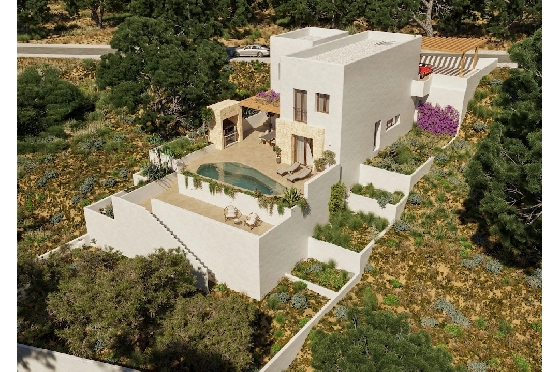 Villa in Benissa(Baladrar) zu verkaufen, Wohnfläche 229 m², Klimaanlage, Grundstück 800 m², 4 Schlafzimmer, 5 Badezimmer, Pool, ref.: CA-H-1946-AMB-2