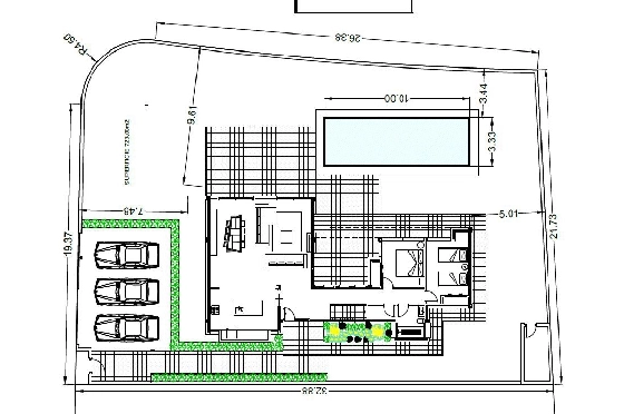 Villa in Denia(Denia) zu verkaufen, Wohnfläche 212 m², Klimaanlage, Grundstück 723 m², 4 Schlafzimmer, 3 Badezimmer, Pool, ref.: CA-H-1947-AMB-4