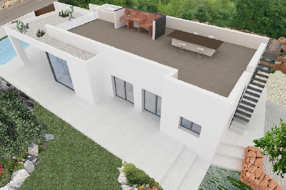 Villa in Denia(Denia) zu verkaufen, Wohnfläche 167 m², Klimaanlage, Grundstück 800 m², 3 Schlafzimmer, 2 Badezimmer, Pool, ref.: CA-H-1948-AMB-5