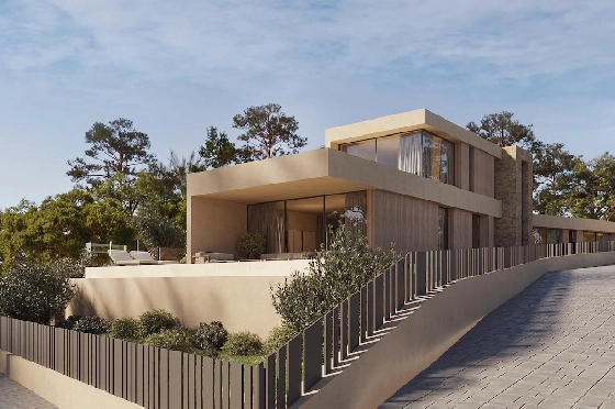 Villa in Moraira(Moravit) zu verkaufen, Wohnfläche 242 m², Grundstück 885 m², 3 Schlafzimmer, 2 Badezimmer, Pool, ref.: CA-H-1951-AMB-2