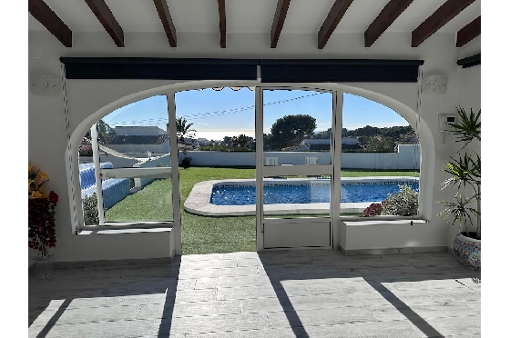 Villa in Moraira(La Sabatera) zu verkaufen, Wohnfläche 180 m², Klimaanlage, Grundstück 800 m², 3 Schlafzimmer, 1 Badezimmer, Pool, ref.: CA-H-1952-AMB-13
