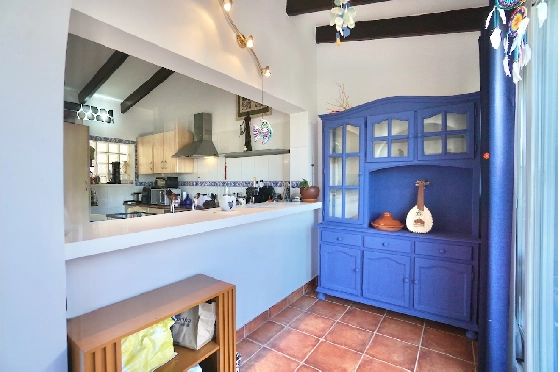 Stadthaus in Moraira(Tabaira) zu verkaufen, Wohnfläche 103 m², Grundstück 290 m², 2 Schlafzimmer, 2 Badezimmer, Pool, ref.: CA-B-1953-AMB-13