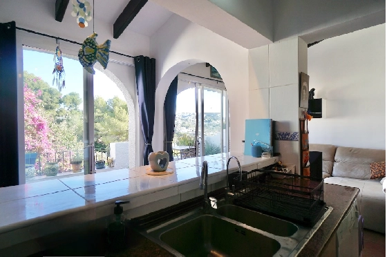 Stadthaus in Moraira(Tabaira) zu verkaufen, Wohnfläche 103 m², Grundstück 290 m², 2 Schlafzimmer, 2 Badezimmer, Pool, ref.: CA-B-1953-AMB-14