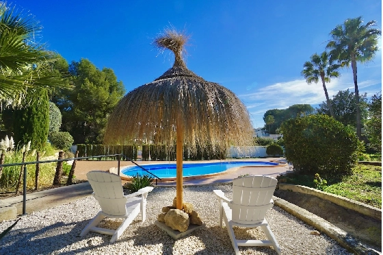 Stadthaus in Moraira(Tabaira) zu verkaufen, Wohnfläche 103 m², Grundstück 290 m², 2 Schlafzimmer, 2 Badezimmer, Pool, ref.: CA-B-1953-AMB-32