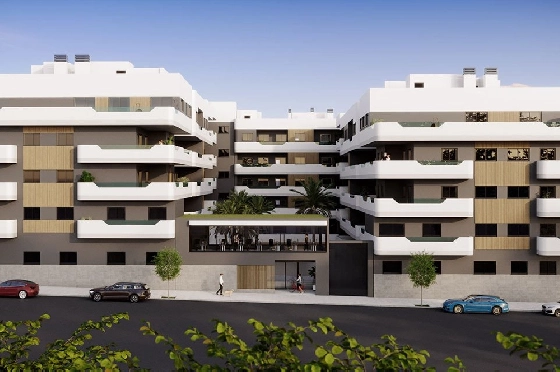 Etagen Apartment in Santa Pola zu verkaufen, Wohnfläche 87 m², Zustand Erstbezug, 3 Schlafzimmer, 2 Badezimmer, Pool, ref.: HA-SPN-703-A02-2