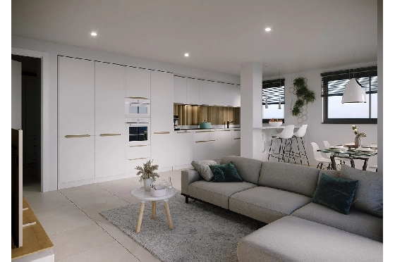 Etagen Apartment in Santa Pola zu verkaufen, Wohnfläche 87 m², Zustand Erstbezug, 3 Schlafzimmer, 2 Badezimmer, Pool, ref.: HA-SPN-703-A02-4